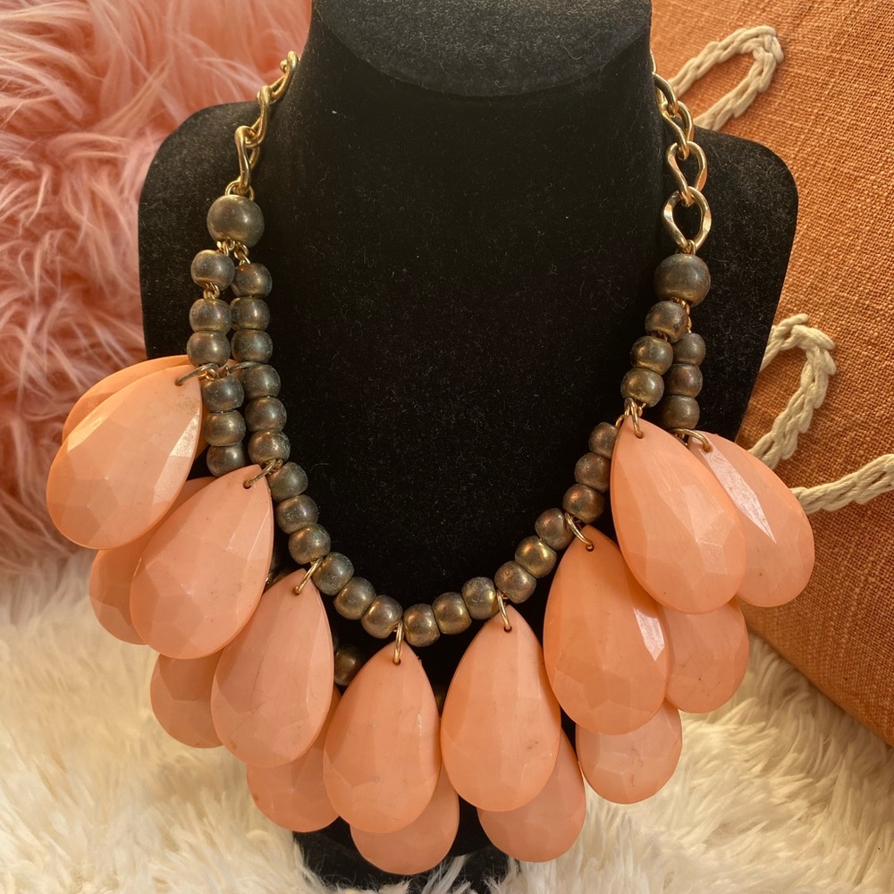Peachy Vintage Necklace